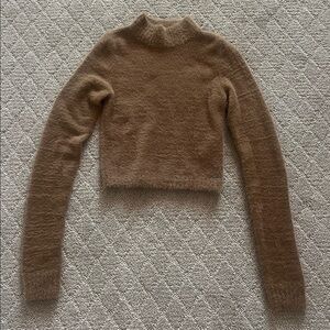 Hollister Tan Women's Mock-neck Sweater Size XS